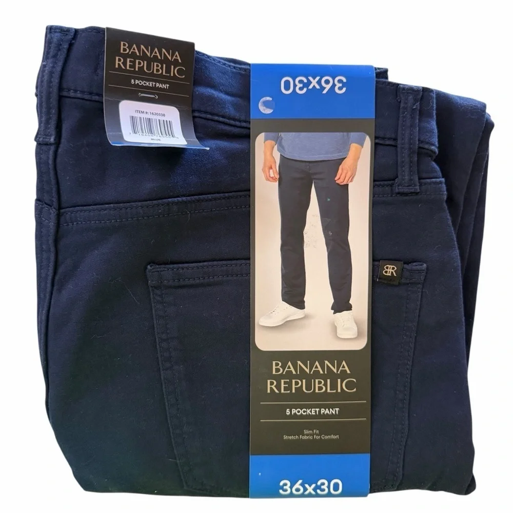 Banana Republic Mens 5 pocket Slim Straight Pants